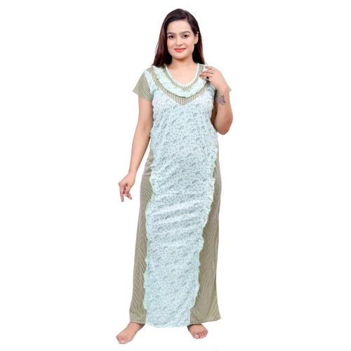 Ladies Cotton Hosiery Night Gown