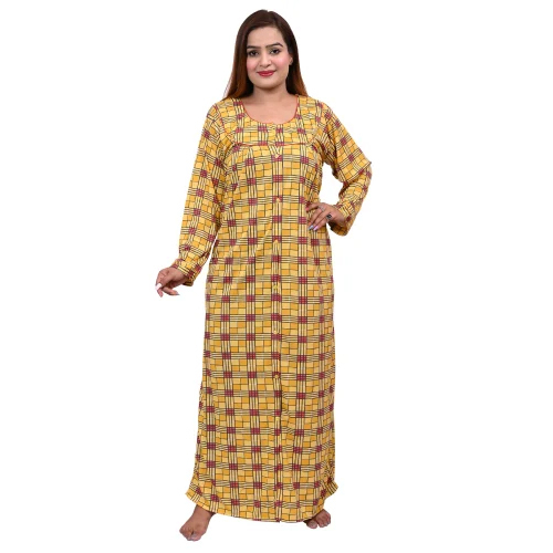 Ladies Hosiery Full Front Open Nighty
