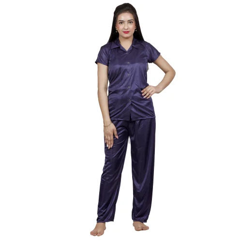 Ladies Satin Night Suit