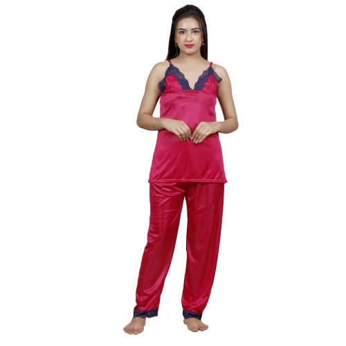 Ladies Satin Night Suit