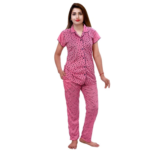 Ladies Hosiery Cotton Night Suit