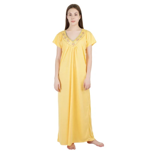 Ladies Hosiery Plain Nighty