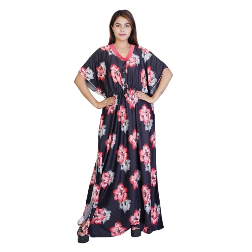 Ladies Satin Kaftan Nighty