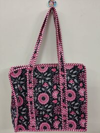 Quilted Tote Bags - Color: Multiple Options Available