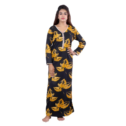 Satin Printed Nighty
