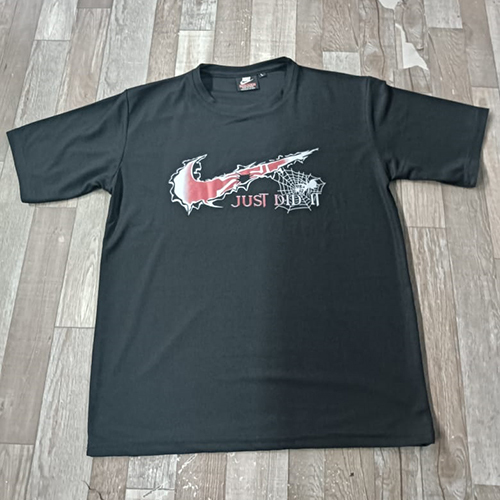 Mens Half Sleeve Printed T-Shirt - Color: Black