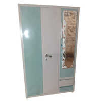 48X22X78 3 Door Light Gray Drassing Steel Almirah Drassing Unit