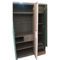 48X22X78 3 Door Light Gray Drassing Steel Almirah Drassing Unit