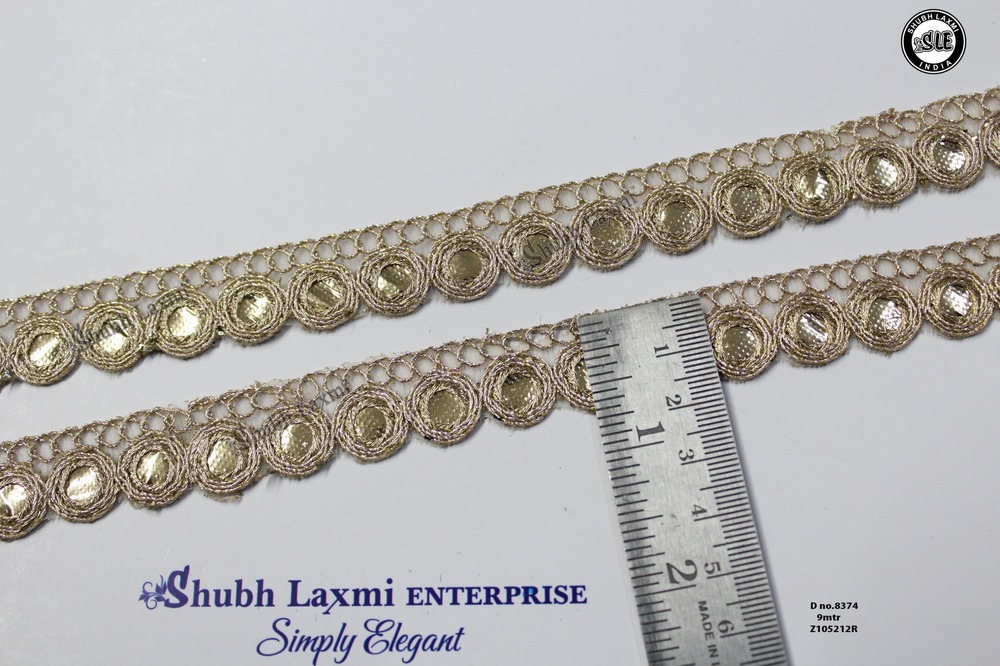 Golden Fancy Gota Lace