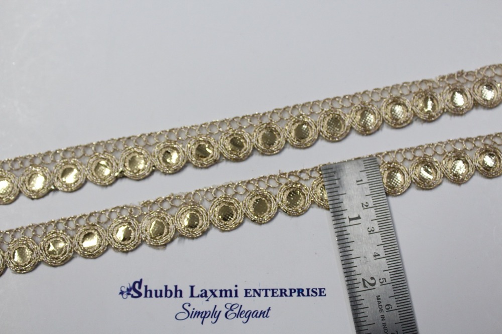 Golden Fancy Gota Lace