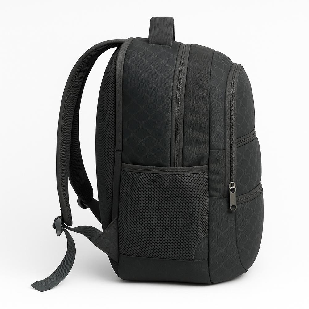 Laptop Bag - Pu Material, 21", Coffee Brown | Spacious Dual Compartments, Ergonomic Straps, Organized Storage For Modern Professionals