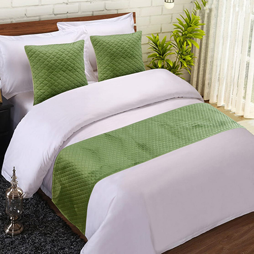 Quilted Velvet Bed Runner