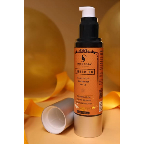 Skin Sunscreen - White Cream Herbal Sunscreen For Anti-aging Benefits, With Herbal Extracts
