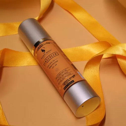 Skin Sunscreen - White Cream Herbal Sunscreen For Anti-aging Benefits, With Herbal Extracts