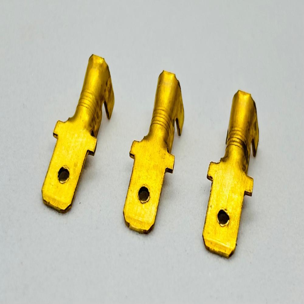 4.8 Male Crimp Terminal - Material: Brass