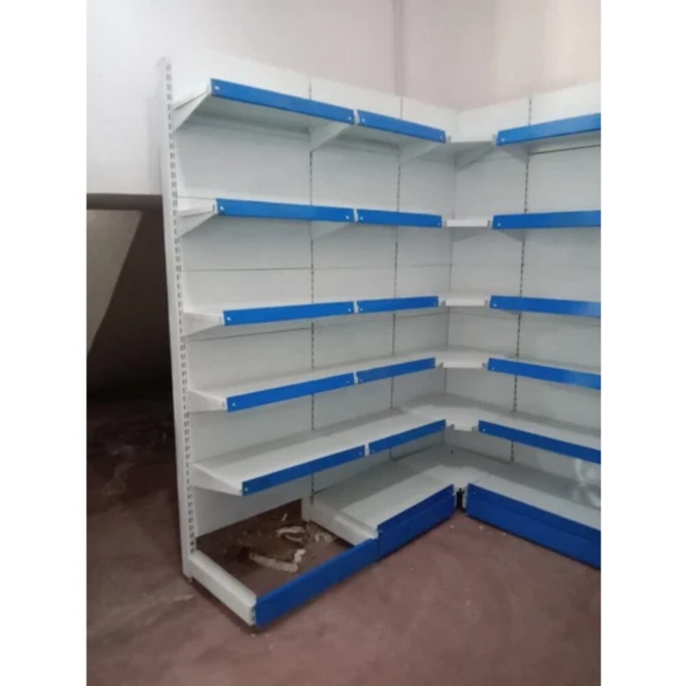 Iron Supermarket Storage Shelving Rack - Capacity: 100 Kg