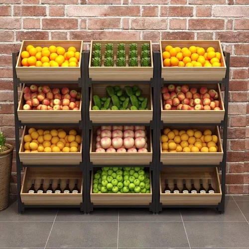 Vegetable Wall Display Rack