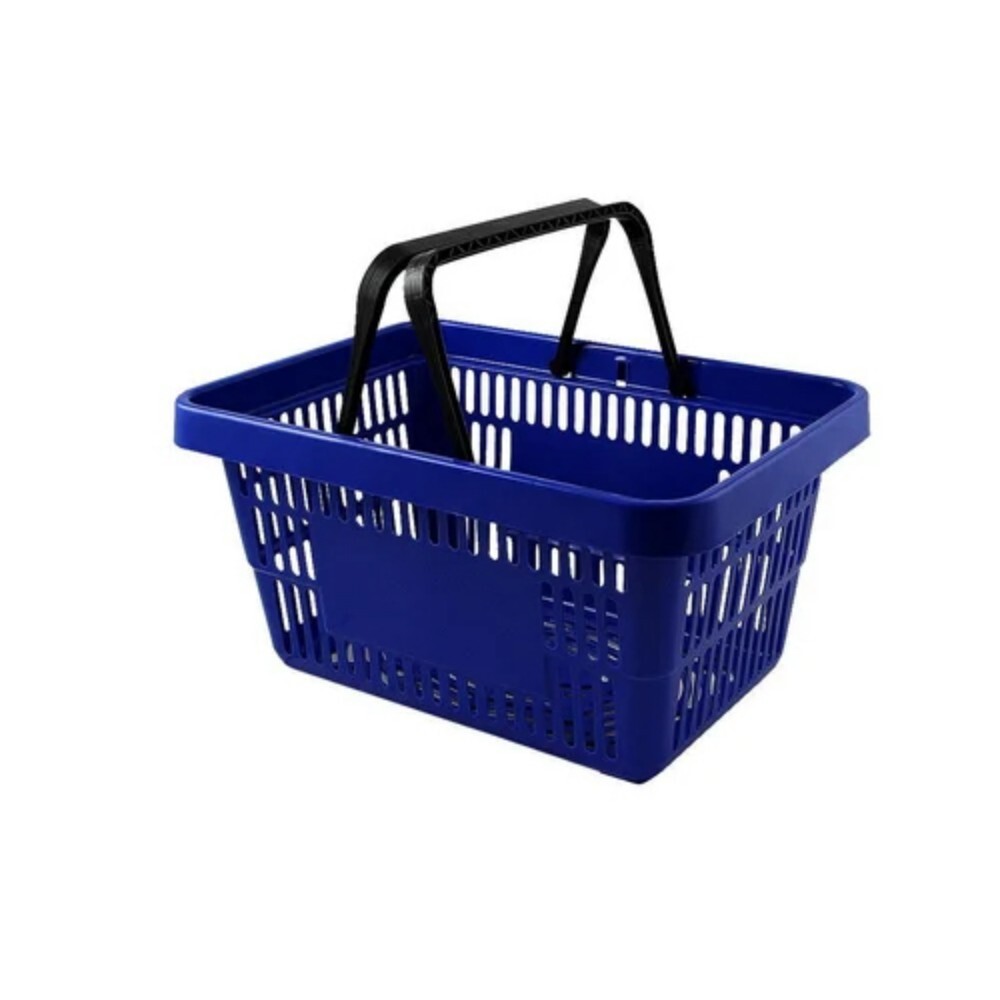 Supermarket Shopping Basket 20L Pp - Color: Blue
