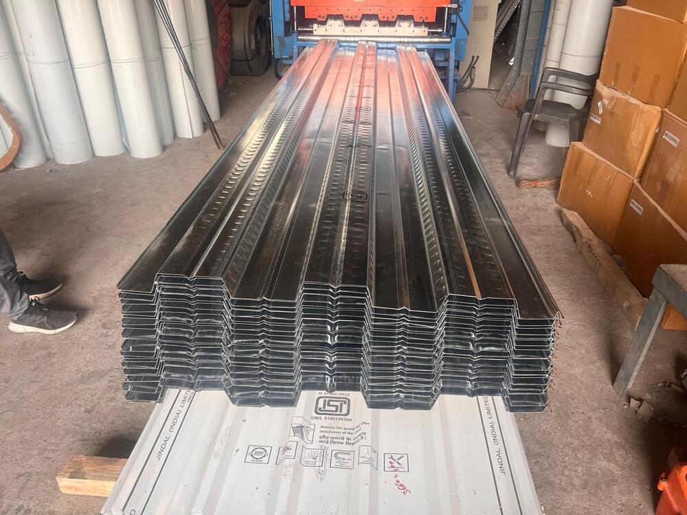 Metal Decking Sheets - Galvanized Steel, 0.80 Mm To 1.50 Mm Thickness, 980 Mm Width, Cut-to-length Customization, High Load-bearing Capacity