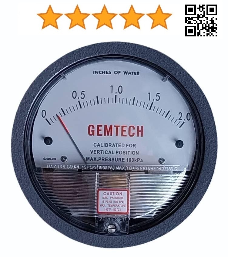 GEMTECH_Differential Pressure Gauges - Rice Mill Machinery