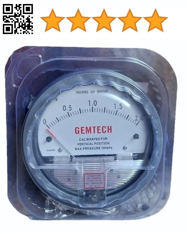 HEAVY DUTY GEMTECH Differential Pressure Gauges