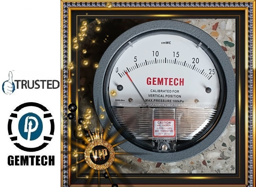 Series G2000 GEMTECH Differential Pressure Gauges Five Star Company