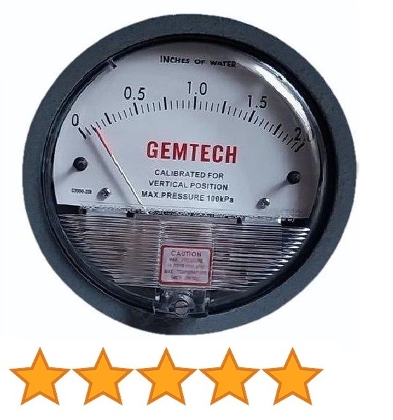 GEMTECH Differential Pressure Gauges Five Star Company