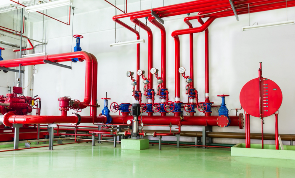 Industrial Fire Safety Pipeline System