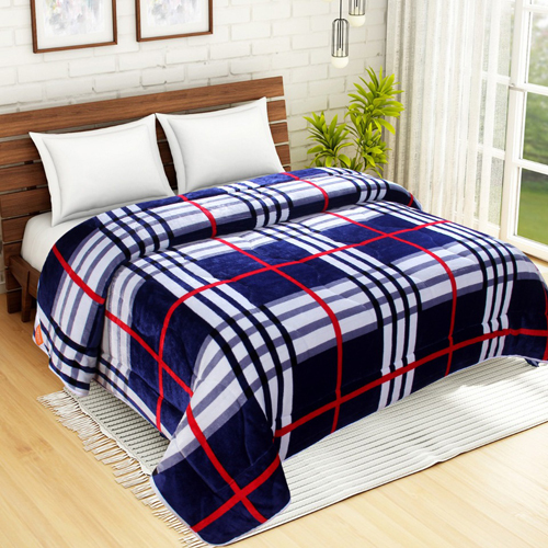 King Size Woolen Velvet Bed Sheet - Color: Different Available