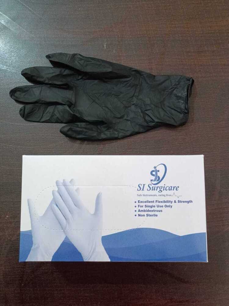 Black Nitrile Gloves