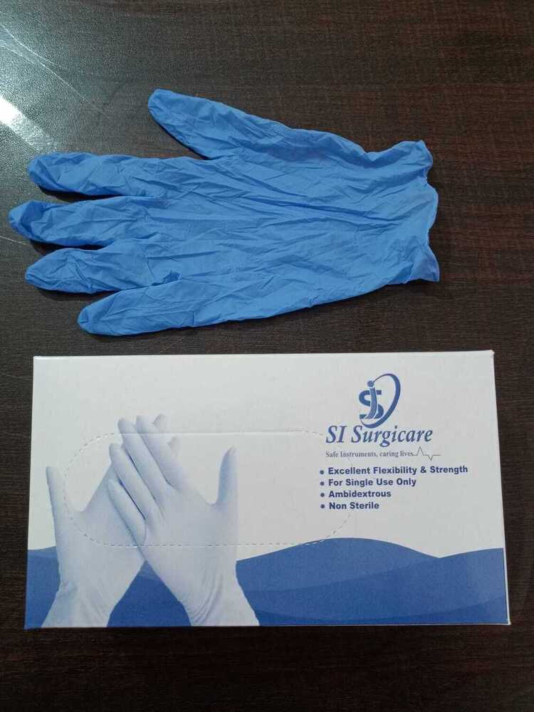Violet blue Nitrile Gloves