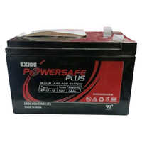 Ep 12-12 Exide Plus Battery - Color: Black