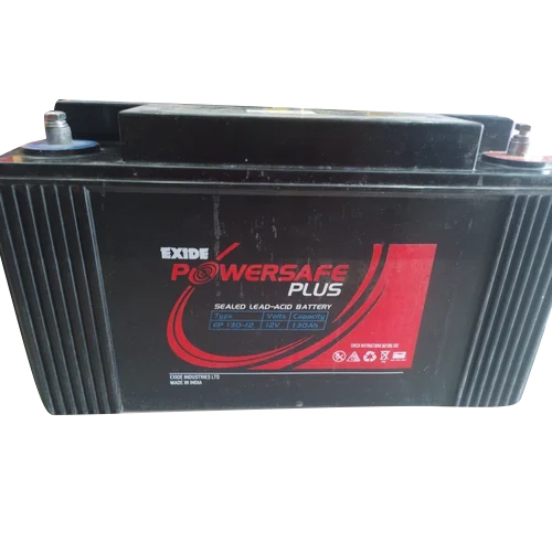 Ep 130-12 Exide Plus Battery - Color: Black