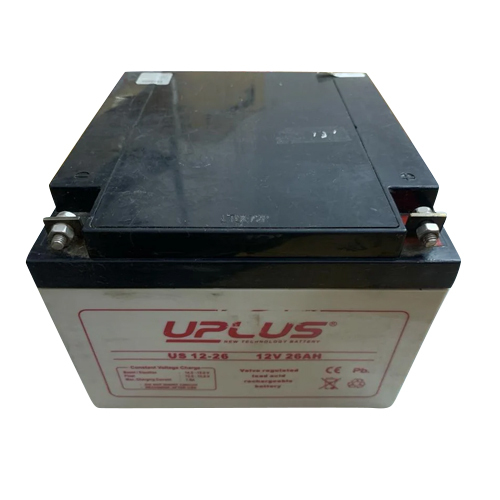Us12V - 26Ah Uplus Battery - Color: Black