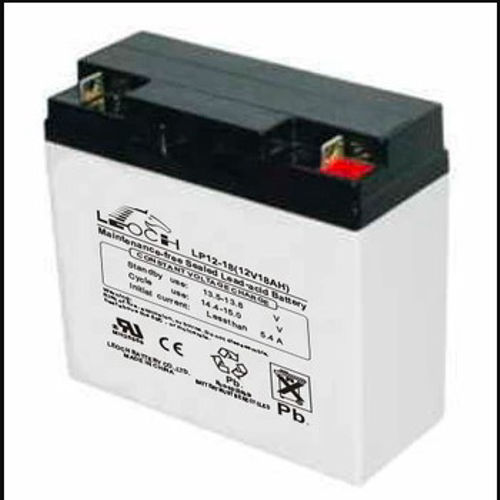 Leoch Lp12-18 12V 18Ah Sealed Lead Acid Battery For Ups, Security Systems & Emergency Backup - Color: Black