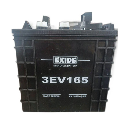 3Ev165 Exide Golf Cart Battery - Color: Black