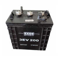 3ev200 Exide Golf Cart Battery - Color: Black