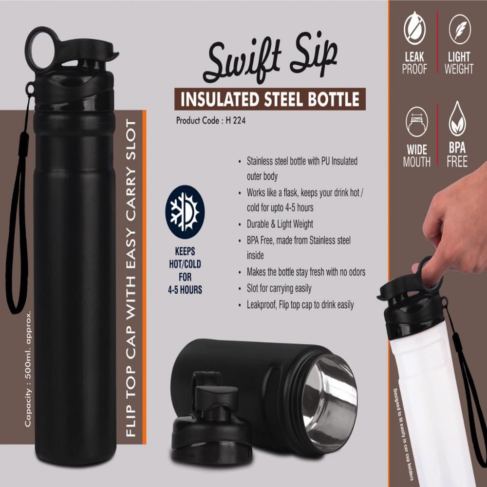 Stainless steel Drinking water bottle