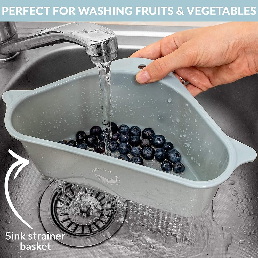 Kitchen Sink Drain Basket - Durable Plastic, Different Sizes Available | Easy Manual Installation For Home And Commercial Use