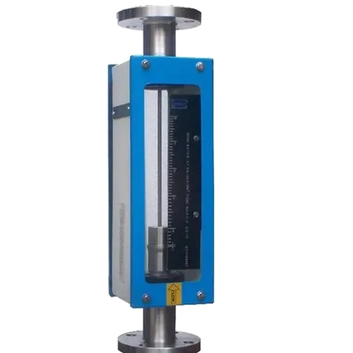 Glass Tube Rotameter - Color: Blue