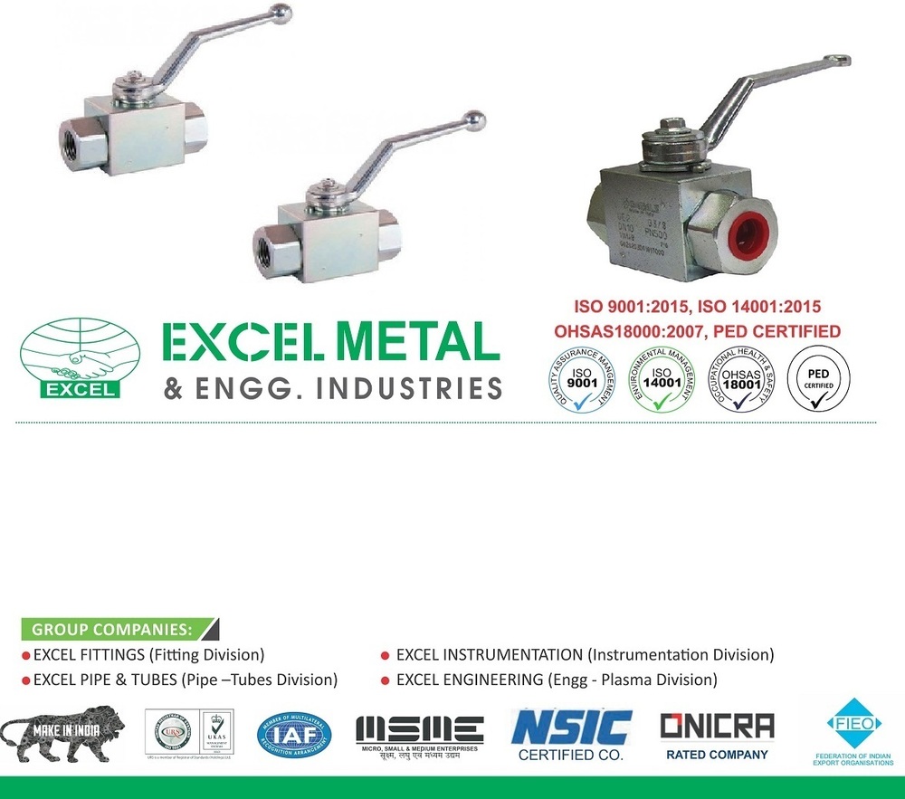 Hydraulic High Pressure Ball Valves