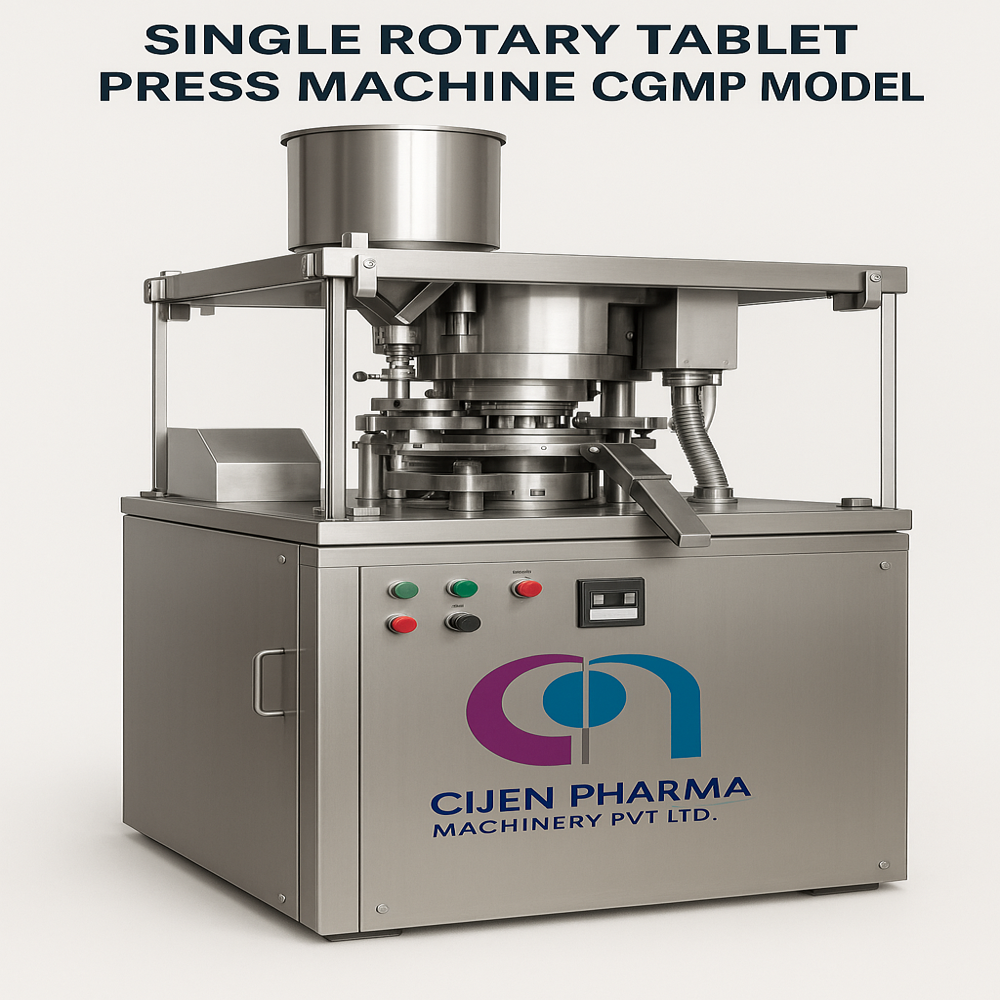 Single Roatry Tablet Press Machine cGMP Model 
