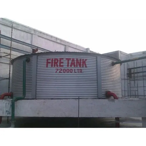 72000L Fire Water Storage Zincalume Steel Tank