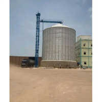 Ms Flat Bottom Silo - Capacity: 10 Ton