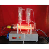 All Quartz Single Distiller Horizontal Model 8 to 10 LPH With 3 Level Built-in Safety Control