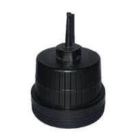 Plastic Cap Mould - Color: Black