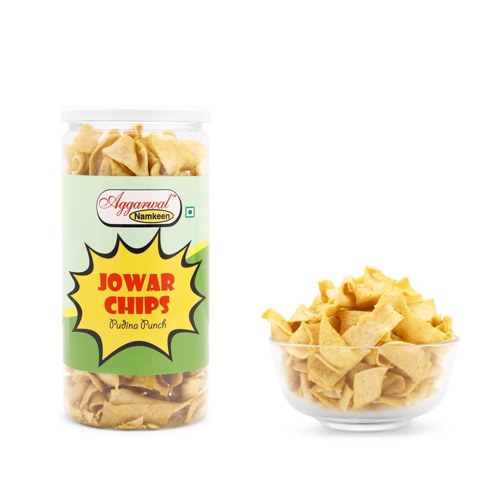 Jowar Pudina Punch Chips - Feature: Tasty & Healthy Snacks