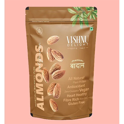 Premium California Almonds 220 Gm - Color: Brown