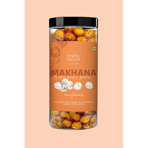 Makhana Flavored - Lime Peri Peri 90gm Jar