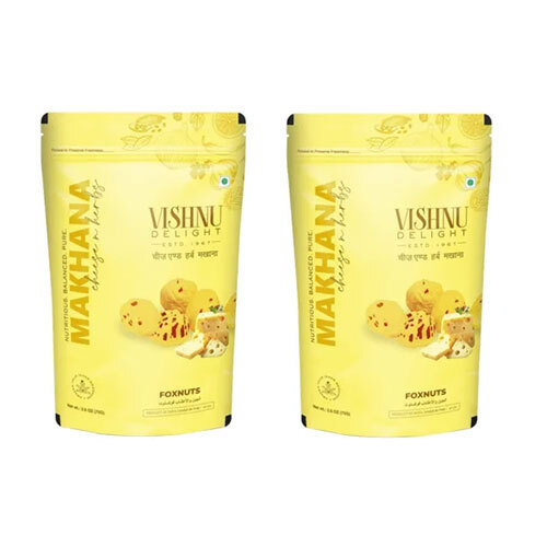 Vishnu Delight Flavoured Cheese & Herbs Organic Makhana Jar
